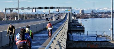 A 30-mile loop across the world's longest floating bridges